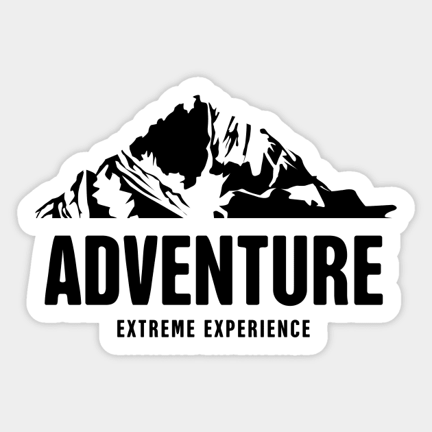 Adventure - Extreme Experience - Camping & Outdoor Sticker by LR_Collections